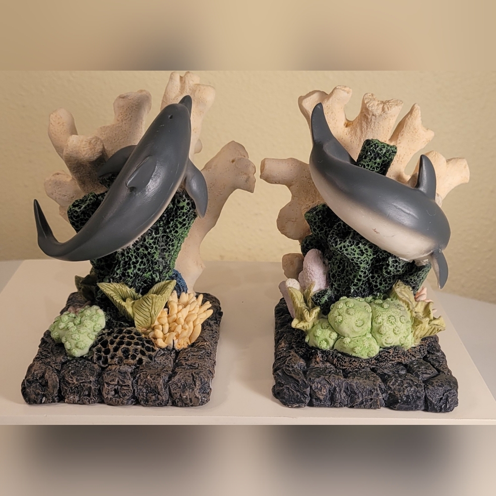 Dolphin Coral Reef Bookends - Picture 7 of 9